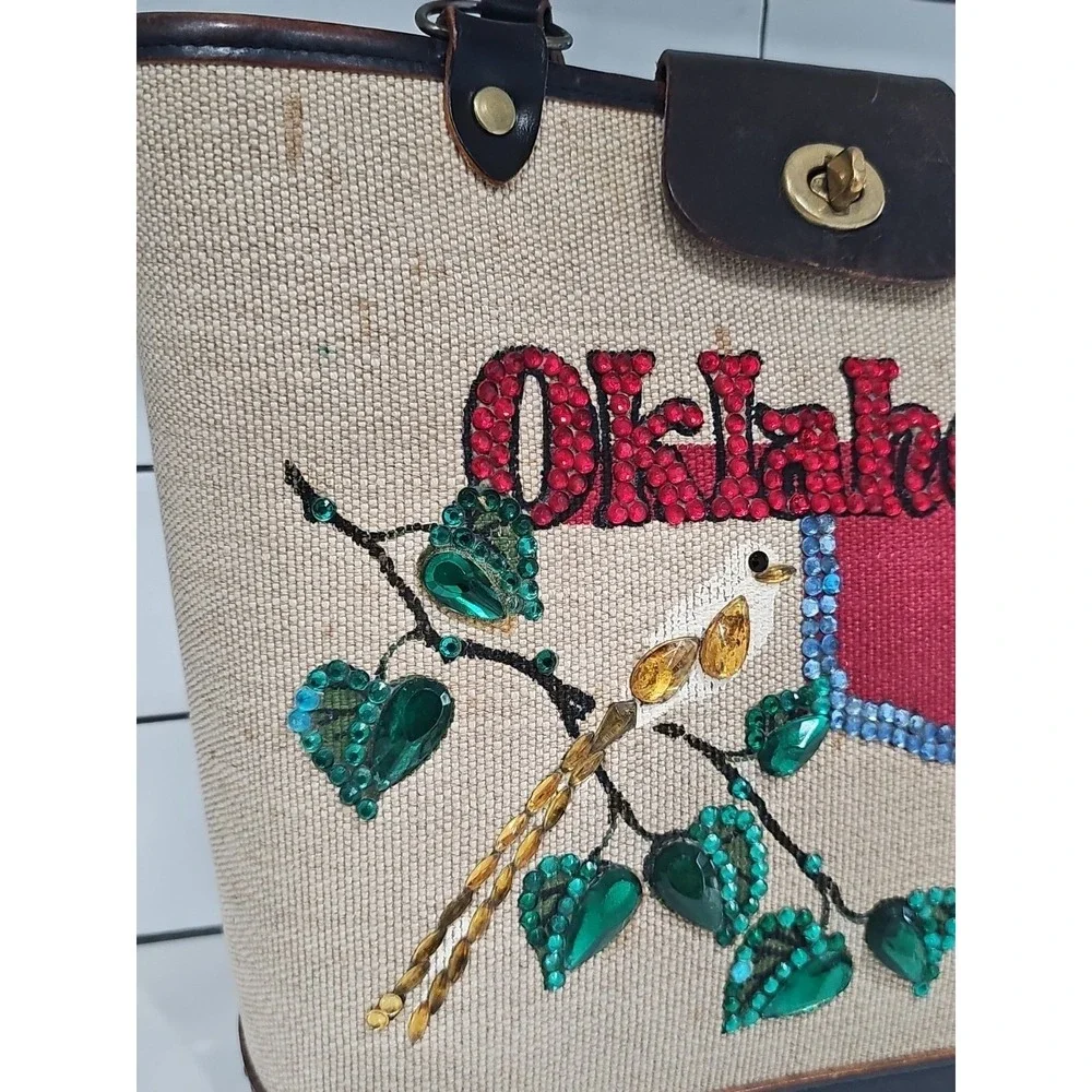 Enid Collins Of Texas Vintage Purse Bag - OKLAHOMA - Picture 6 of 16